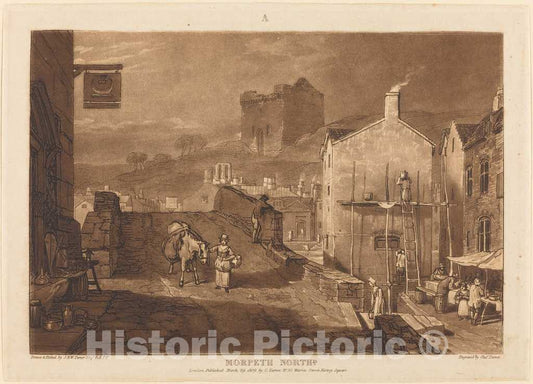 Art Print : Turner and Turner, Morpeth, 1809 - Vintage Wall Art