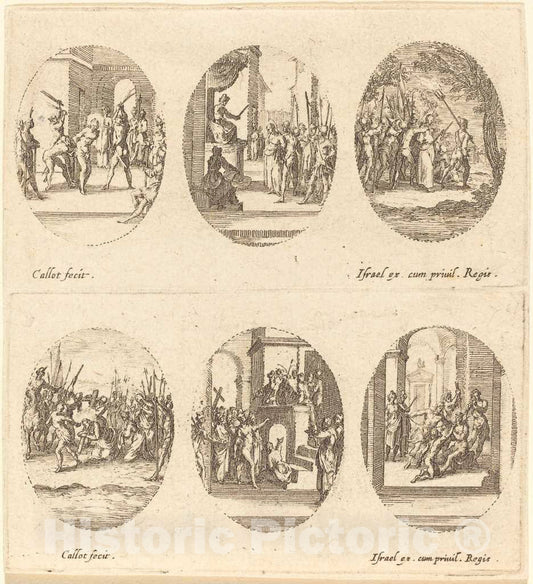 Art Print : Jacques Callot, Mysteries of The Passion, c. 1631 - Vintage Wall Art