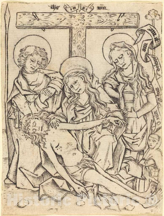 Art Print : The Lamentation, c.1475 - Vintage Wall Art