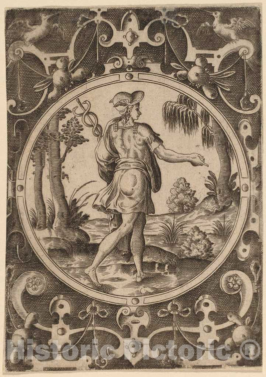 Art Print : Abraham de Bruyn, Hermes - Vintage Wall Art
