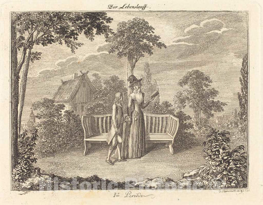Art Print : Daniel Nikolaus Chodowiecki, Childhood, 1793 - Vintage Wall Art
