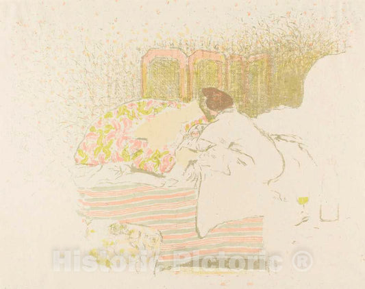 Art Print : Edouard Vuillard, The Birth of Annette (La Naissance d'Annette), 1898 - Vintage Wall Art