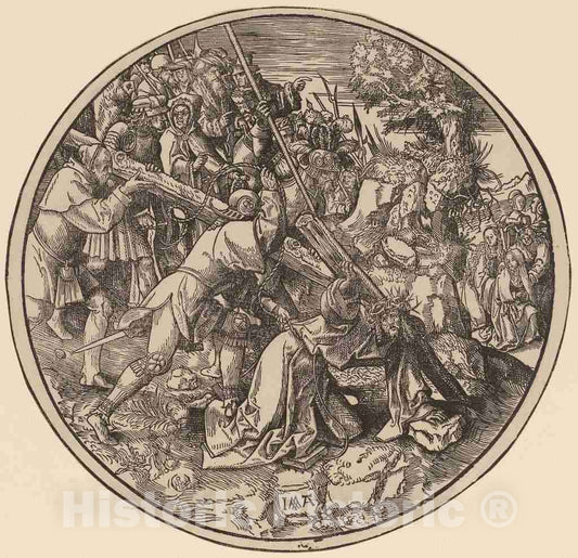 Art Print : Jacob Cornelisz Van Oostsanen, Christ Carrying The Cross, 1514 - Vintage Wall Art