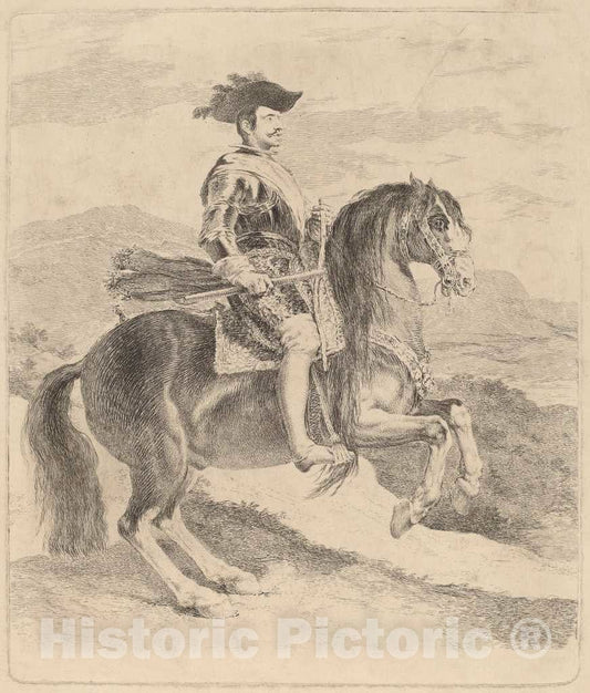 Art Print : De Goya After Diego VelÃ¡zquez, Felipe IV, 1778 - Vintage Wall Art