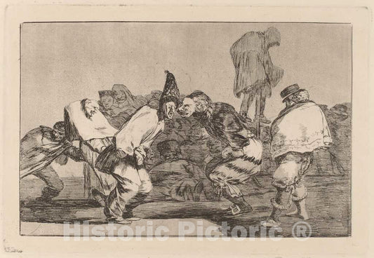 Art Print : Francisco de Goya, Disparate de Carnabal (Carnival Folly), in or After 1816 - Vintage Wall Art