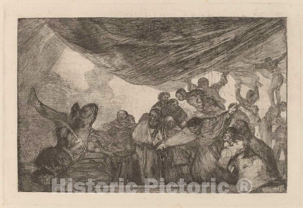 Art Print : Francisco de Goya, Disparate claro (Clear Folly), in or After 1816 - Vintage Wall Art
