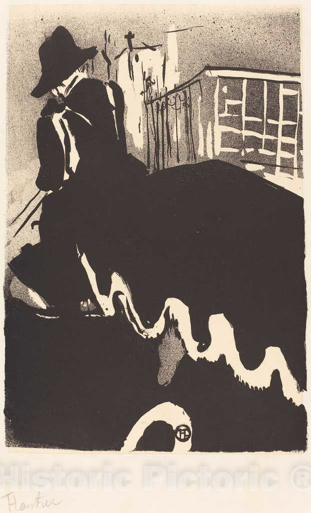 Art Print : Henri de Toulouse-Lautrec, Last Ballad (Ultime Ballade), 1893 - Vintage Wall Art