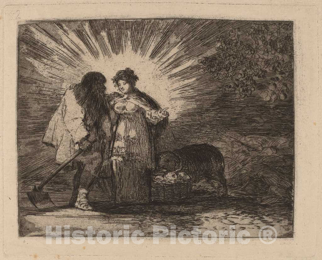 Art Print : Francisco de Goya, Esto ES lo verdadero (This is The Truth), c.1815 - Vintage Wall Art