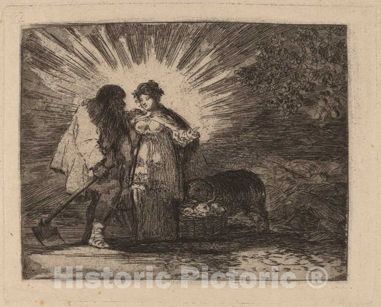 Art Print : Francisco de Goya, Esto ES lo verdadero (This is The Truth), c.1815 - Vintage Wall Art