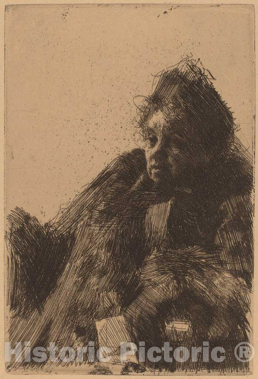 Art Print : Anders Zorn, Madame Simon, II, 1891 - Vintage Wall Art