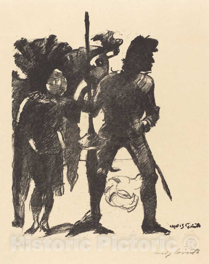 Art Print : Lovis Corinth, GÃ¶tz von Berlichingen (Das Leben des GÃ¶tz von Berlichingen von IHM Selbst ErzÃ¤hct), 1920 - Vintage Wall Art