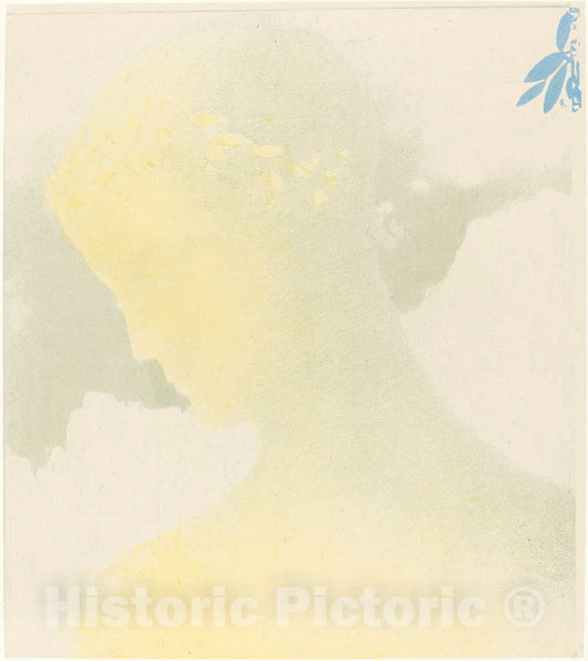 Art Print : Odilon Redon, BÃ©atrice, 1897 - Vintage Wall Art