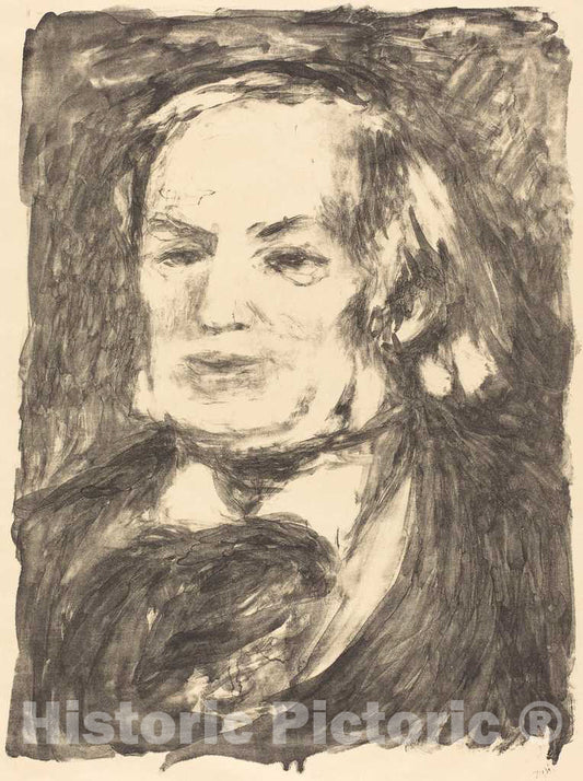 Art Print : Auguste Renoir, Richard Wagner, c. 1900 - Vintage Wall Art