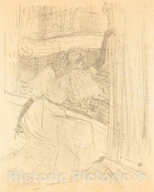 Art Print : Henri de Toulouse-Lautrec, Bowing to The Audience (Saluant le Public), 1898 - Vintage Wall Art