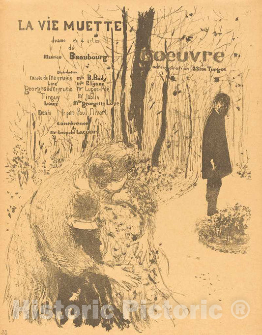 Art Print : Edouard Vuillard, La Vie muette, 1894 - Vintage Wall Art