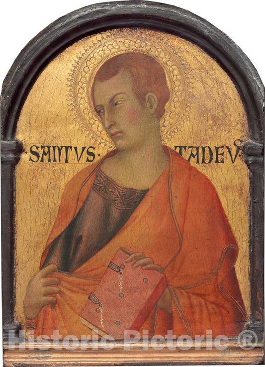 Art Print : Simone Martini, Saint Judas Thaddeus, c.1318 - Vintage Wall Art