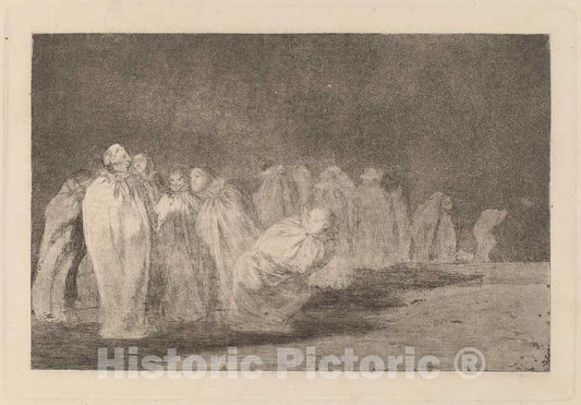 Art Print : Francisco de Goya, Los ensacados (The Men in Sacks), in or After 1816 - Vintage Wall Art