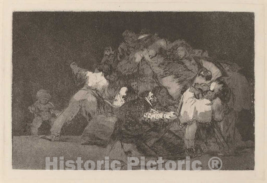 Art Print : Francisco de Goya, Disparate General (General Folly), in or After 1816 - Vintage Wall Art