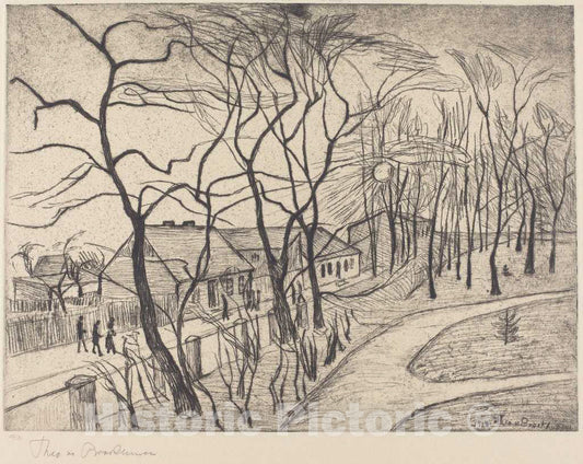 Art Print : Theo von Brockhusen, Landscape - Vintage Wall Art