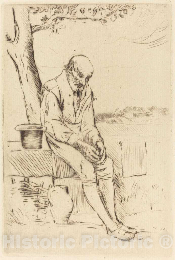 Art Print : Alphonse Legros, Since Then (Depuis ce Temps-la) - Vintage Wall Art