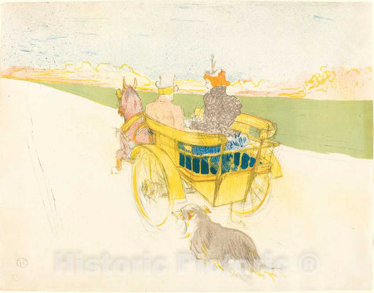 Art Print : Henri de Toulouse-Lautrec, Country Outing (Partie de campagne), 1897 - Vintage Wall Art