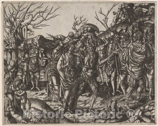 Art Print : The Death of Virginia, c.1505 - Vintage Wall Art