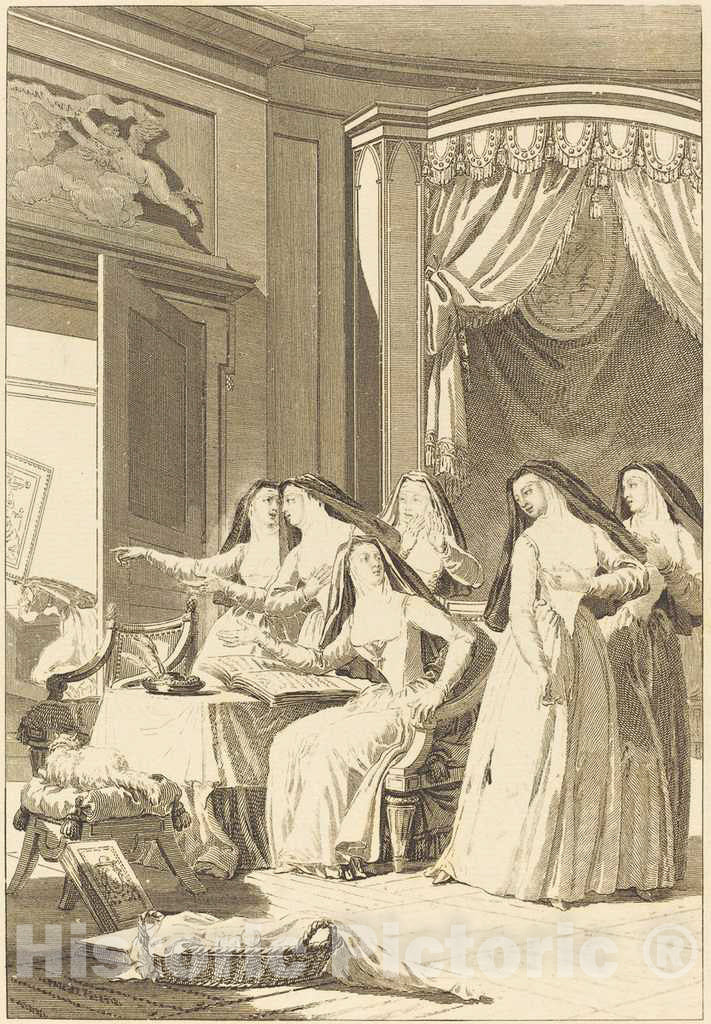 Art Print : Patas After Monnet, Soeur Jeanne - Vintage Wall Art