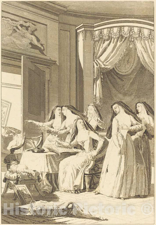 Art Print : Patas After Monnet, Soeur Jeanne - Vintage Wall Art