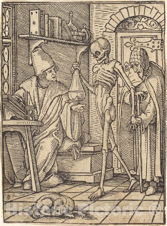 Art Print : Hans Holbein The Younger, Physician - Vintage Wall Art