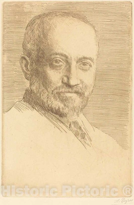 Art Print : Alphonse Legros, C.J. Knowles, 2nd Plate - Vintage Wall Art