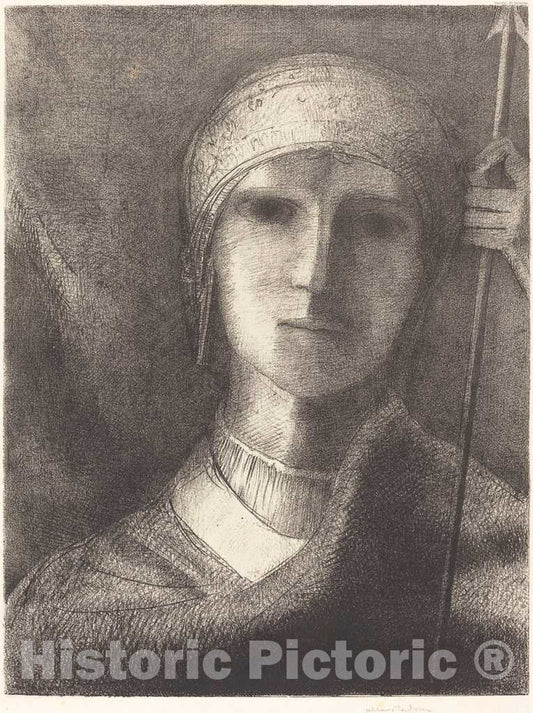 Art Print : Odilon Redon, Parsifal, 1892 - Vintage Wall Art
