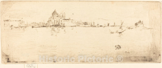 Art Print : James McNeill Whistler, Little Salute, c.1880 - Vintage Wall Art