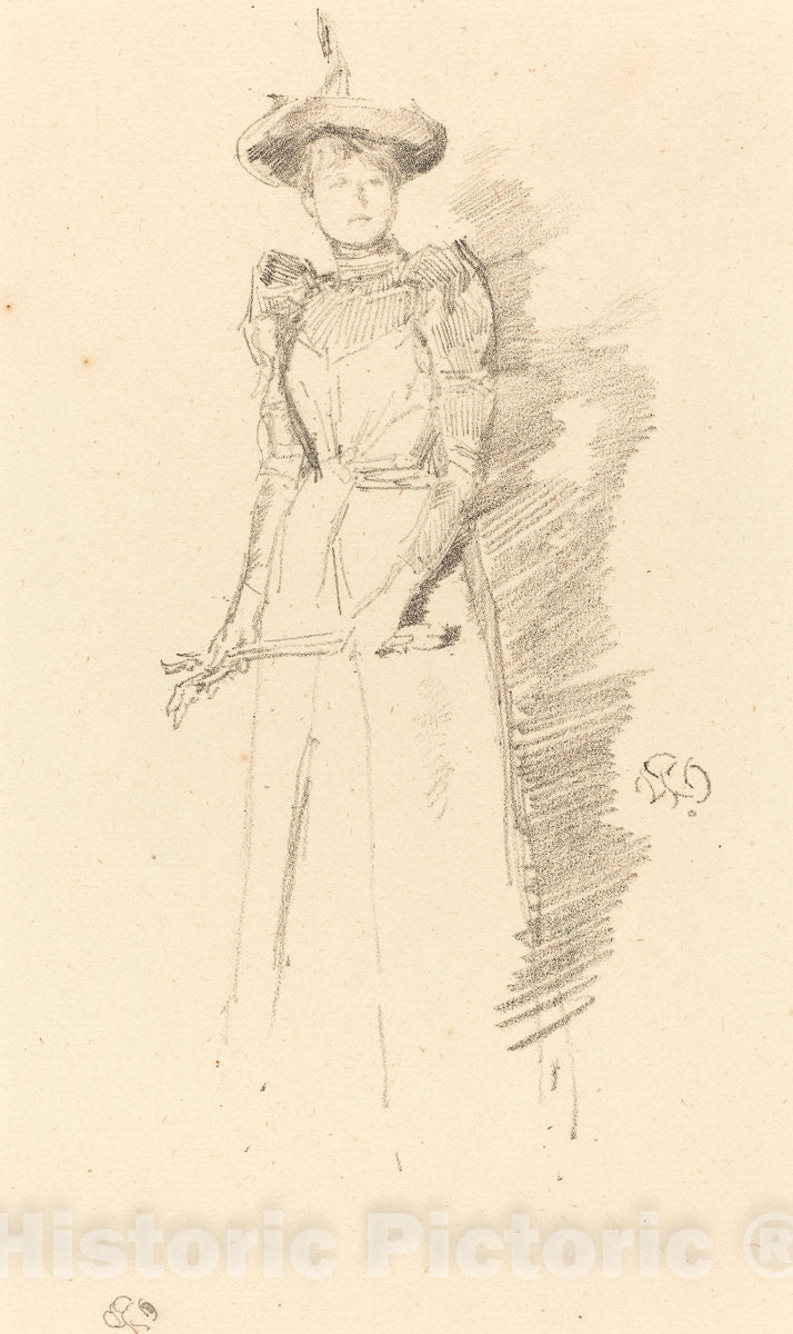 Art Print : James McNeill Whistler, Gants de SuÃ¨de, 1890 - Vintage Wall Art