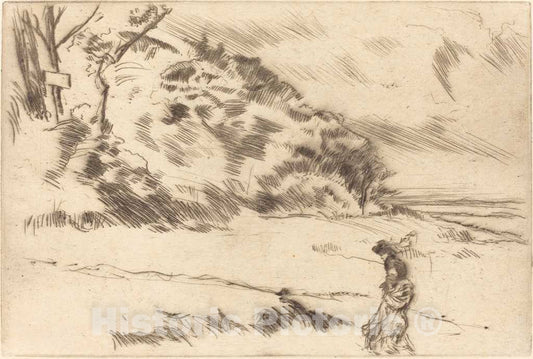 Art Print : James McNeill Whistler, Speke Shore, c. 1875 - Vintage Wall Art
