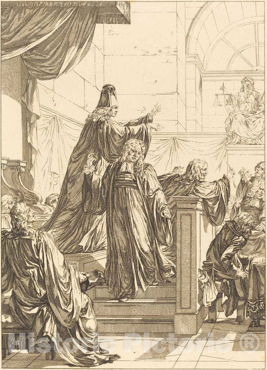 Art Print : Jean Dambrun, Le Juge de mesle - Vintage Wall Art
