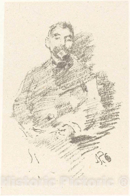 Art Print : James McNeill Whistler, StÃ©phane MallarmÃ©, 1892 - Vintage Wall Art