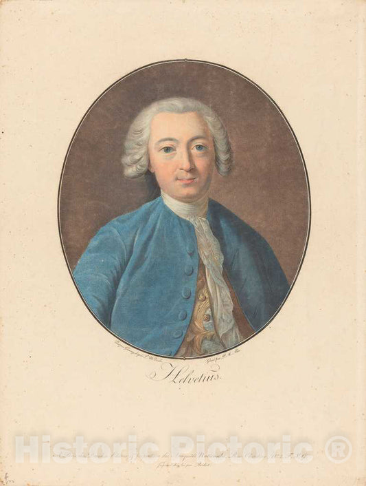 Art Print : Alix After Garnerey, Helvetius - Vintage Wall Art