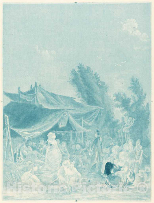 Art Print : Descourtis After Nicolas Taunay, Noce de Village (Village Wedding), 1785 - Vintage Wall Art
