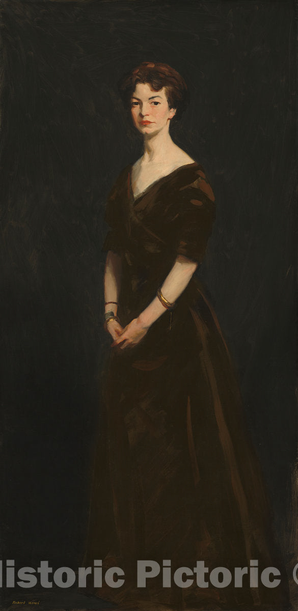 Art Print : Robert Henri, Edith Reynolds, 1908 - Vintage Wall Art