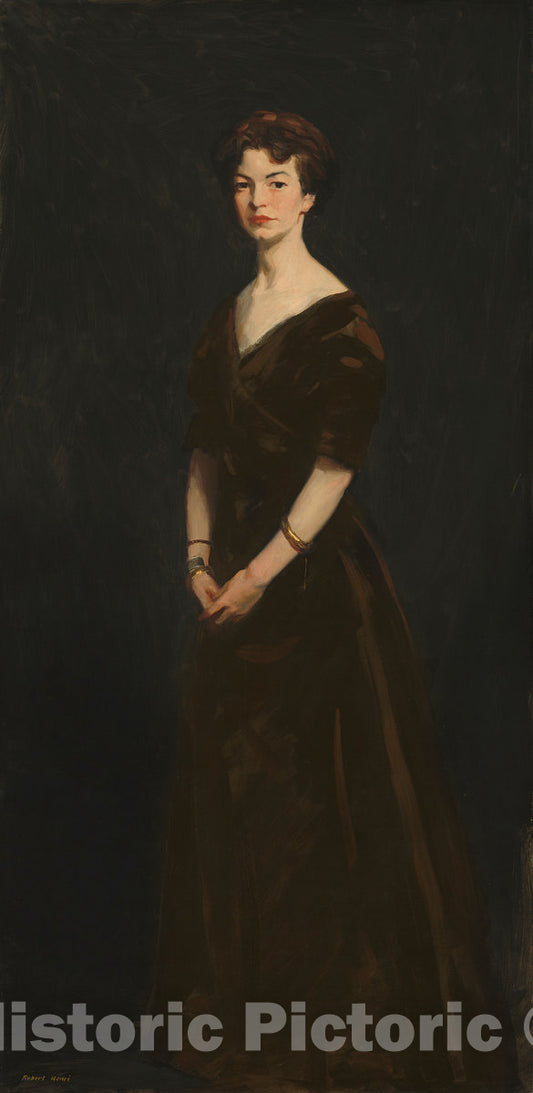 Art Print : Robert Henri, Edith Reynolds, 1908 - Vintage Wall Art