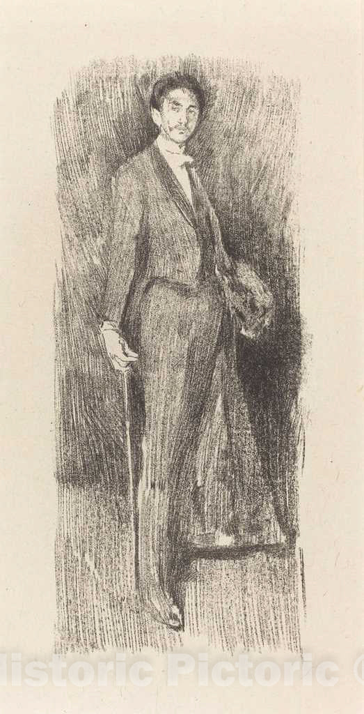 Art Print : Beatrice Godwin Whistler, Count Robert de Montesquiou, 1894 - Vintage Wall Art