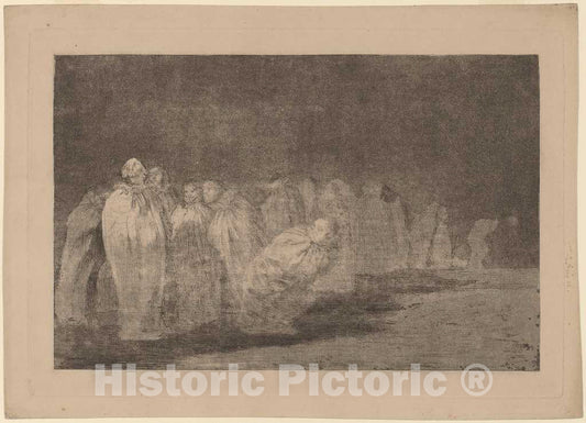 Art Print : Francisco de Goya, Los ensacados (The Men in Sacks), in or After 1816 - Vintage Wall Art