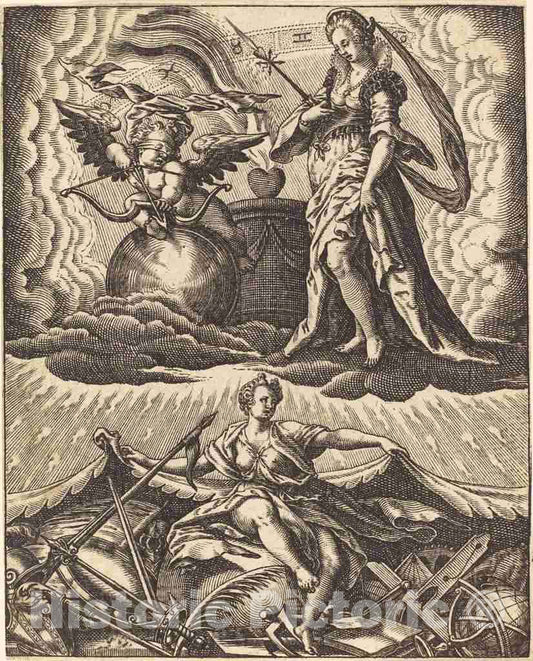 Art Print : Andreas Bretschneider III, Exempel und Lehr Jetziger Welt Lauf, 1622 - Vintage Wall Art