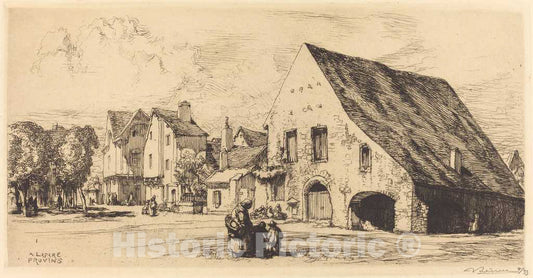 Art Print : Auguste LepÃ¨re, Provins (Seine et Marne), 1910 - Vintage Wall Art