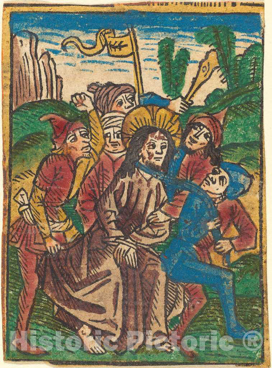 Art Print : Christ Lead to Prison, c. 1490 - Vintage Wall Art