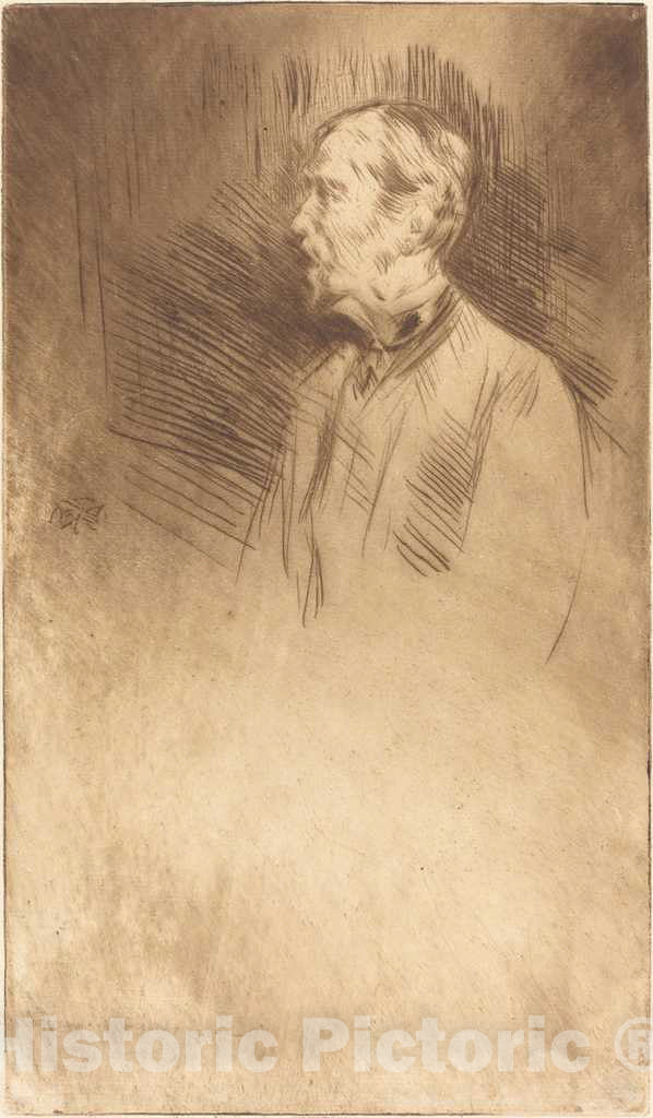 Art Print : James McNeill Whistler, Lord Wolseley, c. 1877 - Vintage Wall Art