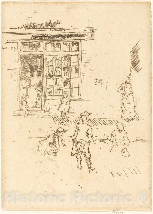 Art Print : James McNeill Whistler, Marbles, c. 1887 - Vintage Wall Art