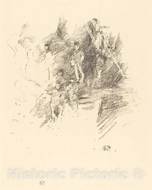 Art Print : James McNeill Whistler, Fifth of November, 1895 - Vintage Wall Art