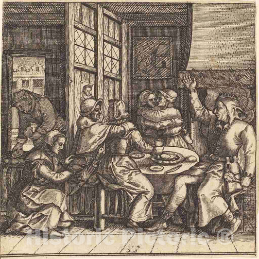 Art Print : Andreas Bretschneider III, Exempel und Lehr Jetziger Welt Lauf, 1622 - Vintage Wall Art
