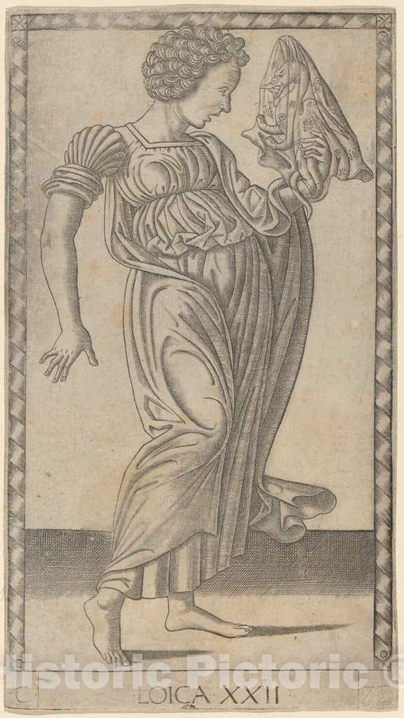 Art Print : Loica (Logic), c. 1465 - Vintage Wall Art